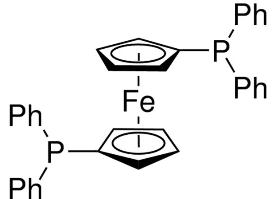 1,1′-Bis(diphenylphosphino)ferrocene CAS 12150-46-8 1,1′-Bis(diphenylphosphino)ferrocene CAS 12150-46-8