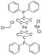 1,1′-Bis(diphenylphosphino)ferrocene-palladium(II)dichloride dichloromethane complex CAS 95464-05-4