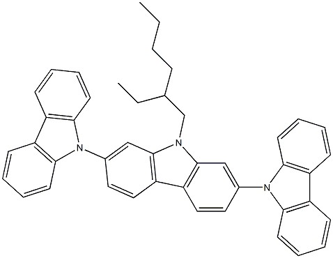 TCz1 , 3,6-bis(carbazol-9-yl)-9-(2-ethyl-hexyl)-9H-carbazole CAS 1021423-90-4