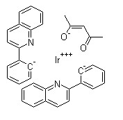 Bis(2-phenylquinoline)(acetylacetonate)iridium(III) CAS 1173886-71-9
