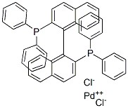 [(R)-(+)-2,2′-BIS(DIPHENYLPHOSPHINO)-1,1′-BINAPHTHYL]PALLADIUM(II) CHLORIDE CAS 127593-28-6