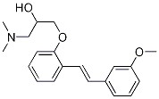 (E)-1-(2-(3-methoxystyryl)
phenoxy)-3-(dimethylamino)
propan-2-ol CAS 135261-74-7