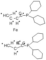 1,1′-Bis(dicyclohexylphosphino)ferrocene CAS 146960-90-9