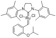 (1,3-BIS-(2,4,6-TRIMETHYLPHENYL)-2-IMIDAZOLIDINYLIDENE)DICHLORO(O-ISOPROPOXYPHENYLMETHYLENE)RUTHENIUM CAS 301224-40-8 (1,3-BIS-(2,4,6-TRIMETHYLPHENYL)-2-IMIDAZOLIDINYLIDENE)DICHLORO(O-ISOPROPOXYPHENYLMETHYLENE)RUTHENIUM CAS 301224-40-8