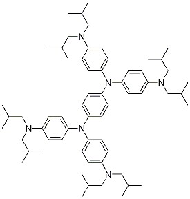 1,4-BenzenediaMine, N,N,N’,N’-tetrakis[4-[bis(2-Methylpropyl)aMino]phenyl]- CAS 485831-34-3