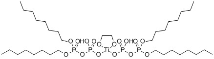 Di(dioctylpyrophosphato) ethylene titanate CAS 65467-75-6 Di(dioctylpyrophosphato) ethylene titanate CAS 65467-75-6