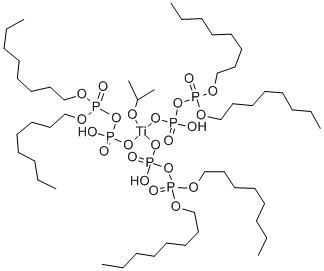 Isopropyl tri(dioctylpyrophosphate) titanate CAS 67691-13-8 Isopropyl tri(dioctylpyrophosphate) titanate CAS 67691-13-8