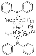 [1,1′-Bis(diphenylphosphino)ferrocene]dichloropalladium(II) CAS 72287-26-4