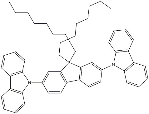 DOFL-CBP , 2,7-Bis(9-carbazolyl)-9,9-dioctylfluorene CAS 848900-30-1