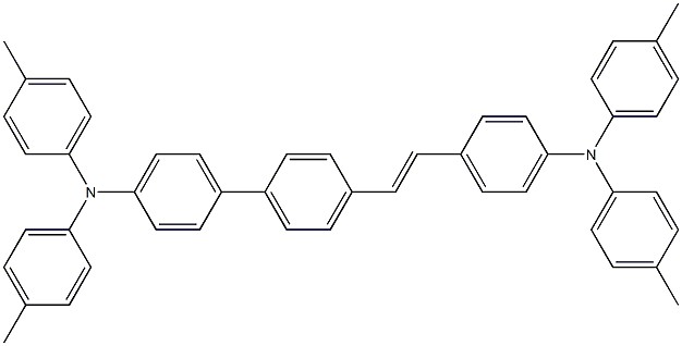 [1,1′-Biphenyl]-4-amine, 4′-[2-[4-[bis(4-methylphenyl)amino]phenyl]ethenyl]-N,N-bis(4-methylphe nyl)- CAS 885040-17-5