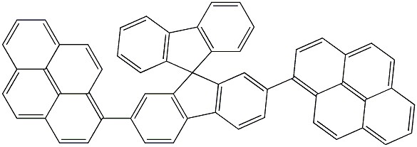 Spiro-Pye , 2,7-Di-pyrenyl-9,9-spiro-bifluorene CAS 886456-80-0 Spiro-Pye , 2,7-Di-pyrenyl-9,9-spiro-bifluorene CAS 886456-80-0