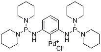 [2,6-Bis[(di-1-piperidinylphosphino)amino]phenyl]palladium(II) chloride >=98.0% (AT) CAS 955035-37-7