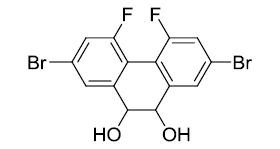 2,7-dibromo-4,5-difluoro-9, 10-dihydrophenanthrene-9,10-diol CAS WENA-0010 2,7-dibromo-4,5-difluoro-9, 10-dihydrophenanthrene-9,10-diol CAS WENA-0010
