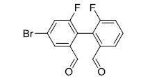 4-bromo-6,6′-difluoro-biphenyl-2,2′- dicarbaldehyde CAS WENA-0013
