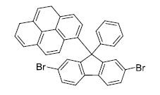 6-(2,7-dibromo-9-phenyl- 9H-fluoren-9-yl)-1,9-dihydropyrene CAS WENA-0015 6-(2,7-dibromo-9-phenyl- 9H-fluoren-9-yl)-1,9-dihydropyrene CAS WENA-0015