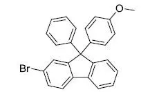 2-bromo-9-(4-methoxy-phenyl)-9- phenyl-9H-fluorene CAS WENA-0022 2-bromo-9-(4-methoxy-phenyl)-9- phenyl-9H-fluorene CAS WENA-0022