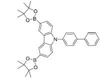 9-(biphenyl-4-yl)-3,6-bis(4,4,5,5- tetramethyl-1,3,2-dioxaborolan-2-yl)- 9H-carbazole CAS WENA-0052 9-(biphenyl-4-yl)-3,6-bis(4,4,5,5- tetramethyl-1,3,2-dioxaborolan-2-yl)- 9H-carbazole CAS WENA-0052