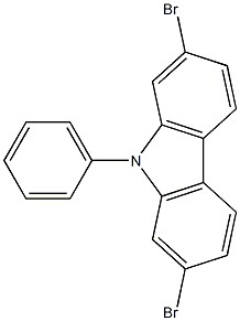 2,7-Dibromo-9-phenyl-9H-carbazole CAS 444796-09-2