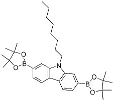 9-Octyl-2,7-bis(4,4,5,5-tetramethyl-1,3,2-dioxaborolan-2-yl)-9H-carbazole CAS 406726-92-9 9-Octyl-2,7-bis(4,4,5,5-tetramethyl-1,3,2-dioxaborolan-2-yl)-9H-carbazole CAS 406726-92-9