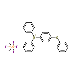 4-Thiophenyl phenyl diphenyl sulfonium hexafluoroantimonate CAS 71449-78-0 4-Thiophenyl phenyl diphenyl sulfonium hexafluoroantimonate CAS 71449-78-0