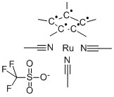 Tris(acetonitrile)pentamethylcyclopentadienylruthenium(II) trifluoromethanesulfonate CAS 113860-02-9