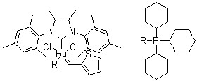 Tricyclohexylphosphine[4,5-dimethyl-1,3-bis(2,4,6-trimethylphenyl)imidazol-2-ylidene][2-thienylmethylene]ruthenium(II)dichloride CAS 1190427-50-9