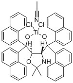 (4R,5R)-(-)-2,2-Dimethyl-Alpha,Alpha,Alpha’,Alpha’-tetra(1-naphthyl)-1,3-dioxolane-4,5-dimethanolatotitanium(IV) dichloride acetonitrile adduct CAS 197389-47-2