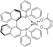 Diacetato[(R)-(+)-2,2′-bis(diphenylphosphino)-1,1′-binaphthyl]ruthenium(II) CAS 325146-81-4