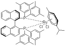 Chloro[(S)-(-)-2,2′-bis[di(3,5-xylyl)phosphino]-1,1′-binaphthyl](p-cymene)ruthenium(II)chloride CAS 944451-24-5