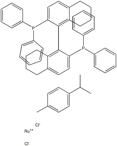 Chloro[(R)-(+)-2,2′-bis(diphenylphosphino)-5,5′,6,6′,7,7′,8,8′-octahydro-1,1′-binaphthyl](p-cymene)ruthenium(II) chloride CAS 944451-26-7