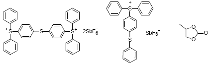 Mixed type triarylsulfonium hexafluoroantimonate salts CAS 71449-78-0/89452-37-9/108-32-7