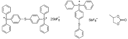 Mixed type triarylsulfonium hexafluoroantimonate salts CAS 71449-78-0/89452-37-9/108-32-7 Mixed type triarylsulfonium hexafluoroantimonate salts CAS 71449-78-0/89452-37-9/108-32-7
