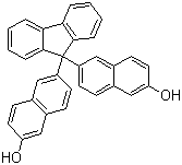 Structure of 9,9-Bis(6-hydroxy-2-naphthyl)fluorene CAS 934557-66-1
