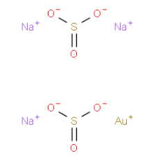 Gold(I) trisodium disulphite CAS 19153-98-1