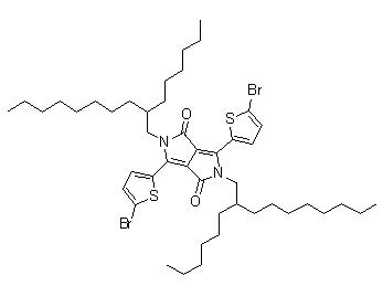 3,6-Bis(5-bromo-2-thienyl)-2,5-bis(2-hexyldecyl)-2,5-dihydropyrrolo[3,4-c]pyrrole-1,4-dione CAS 1000623-98-2