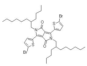 3,6-Bis(5-bromo-2-thienyl)-2,5-bis(2-butyloctyl)-2,5-dihydropyrrolo[3,4-c]pyrrole-1,4-dione CAS 1224709-68-5