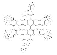 N,N-dibutyl-5,6,12,13-tetrakis(4-(1,1-dimethylethyl)phenoxy)- 3,4,9,10-perylenedicarboximide CAS 335654-34-7 N,N-dibutyl-5,6,12,13-tetrakis(4-(1,1-dimethylethyl)phenoxy)- 3,4,9,10-perylenedicarboximide CAS 335654-34-7