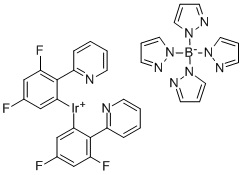 (OC-6-33)-Bis[3,5-difluoro-2-(2-pyridinyl-kN)phenyl-kC][tetrakis(1H-pyrazolato-kN1)borato(1-)-kN2,kN2′]-iridium CAS 664374-03-2