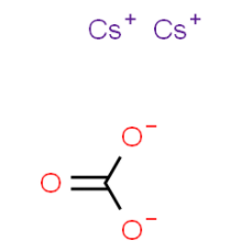 Structure of Cesium carbonate CAS 534-17-8