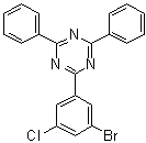 2-(3-Bromo-5-chlorophenyl)-4,6-diphenyl-1,3,5-triazine CAS 1073062-42-6