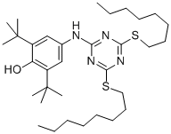 2,4-Bis(octylthio)-6-(4-hydroxy-3,5-di-tert-butylanilino)-1,3,5-triazine CAS 991-84-4 2,4-Bis(octylthio)-6-(4-hydroxy-3,5-di-tert-butylanilino)-1,3,5-triazine CAS 991-84-4