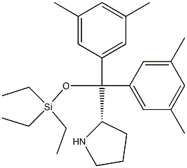 S-2-[bis[3,5-bis(3,5-diMethylphenyl] [(triethylsilyl)oxy]Methyl]-Pyrrolidine CAS 1402544-73-3