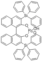 (R)-(-)-3,3′-BIS(TRIPHENYLSILYL)-1,1′-BINAPHTHYL-2,2′-DIYL HYDROGENPHOSPHATE CAS 791616-55-2