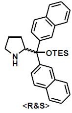 2-(di(naphthalen-2-yl)((triethylsilyl)oxy)methyl)pyrrolidine CAS WICPC00028 2-(di(naphthalen-2-yl)((triethylsilyl)oxy)methyl)pyrrolidine CAS WICPC00028