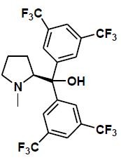 (S)-bis(3,5-bis(trifluoromethyl)phenyl)(1-methylpyrrolidin-2-yl)methanol CAS WICPC00036 (S)-bis(3,5-bis(trifluoromethyl)phenyl)(1-methylpyrrolidin-2-yl)methanol CAS WICPC00036