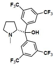 (R)-bis(3,5-bis(trifluoromethyl)phenyl)(1-methylpyrrolidin-2-yl)methanol CAS WICPC00037