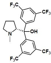 (R)-bis(3,5-bis(trifluoromethyl)phenyl)(1-methylpyrrolidin-2-yl)methanol CAS WICPC00037 (R)-bis(3,5-bis(trifluoromethyl)phenyl)(1-methylpyrrolidin-2-yl)methanol CAS WICPC00037