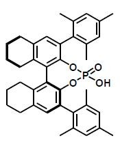(S)-3,3′-Bis(2,4,6-trimethylphenyl)-5,5′,6,6′,7,7′,8,8′-octahydro-1,1′-bi-2-naphthyl Hydrogen Phosphate CAS WICPC00040 (S)-3,3′-Bis(2,4,6-trimethylphenyl)-5,5′,6,6′,7,7′,8,8′-octahydro-1,1′-bi-2-naphthyl Hydrogen Phosphate CAS WICPC00040