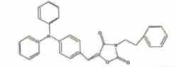 2,4-Oxazolidinedione,5-[[4-(dipenylamino)phenyl]methlene-3-(2-phenylethyl)- CAS 506426-96-6