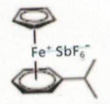 (eta-cumene)-(eta-cyclopentadienyl)iron(II) hexafluoroantimonate CAS 100011-37-8 (eta-cumene)-(eta-cyclopentadienyl)iron(II) hexafluoroantimonate CAS 100011-37-8